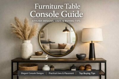 Furniture Table Console Guide: Stylish Designs, Uses & Buying Tips