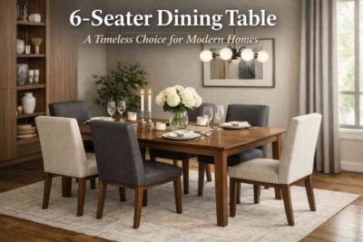 6-Seater Dining Table—A Timeless Choice for Modern Homes