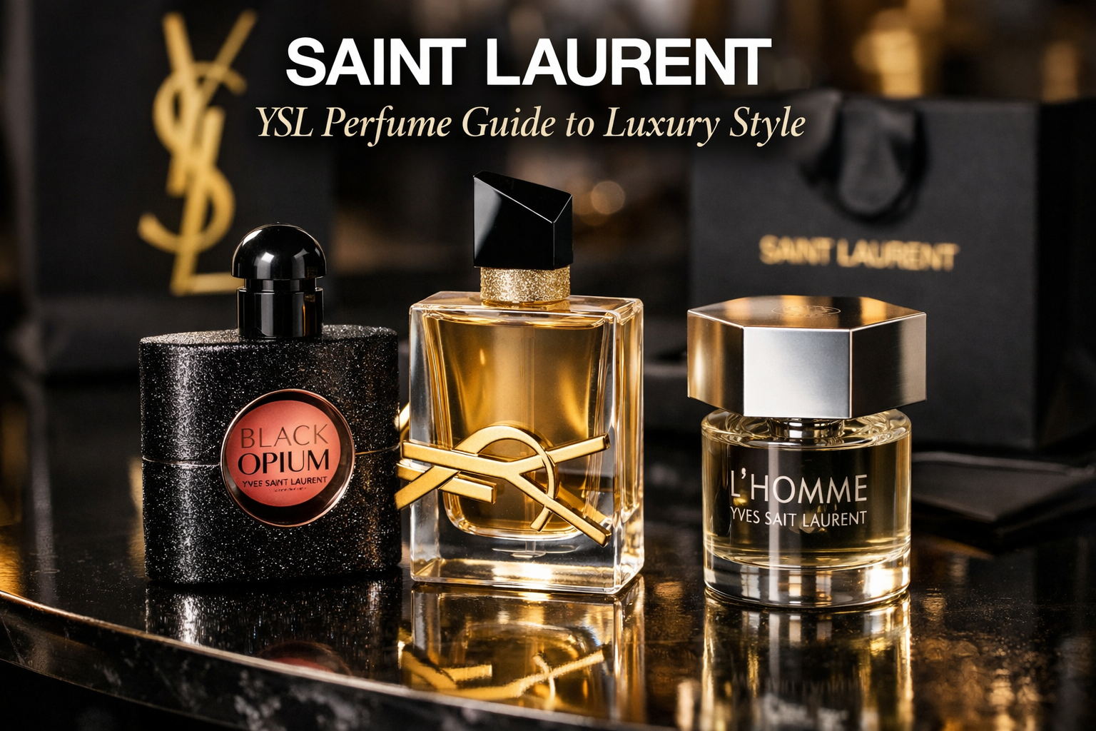 Saint Laurent YSL Perfume Guide to Luxury Style
